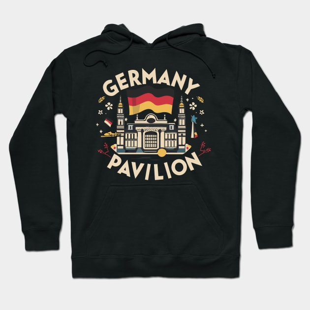 Germany Pavilion Hoodie by InspiredByTheMagic